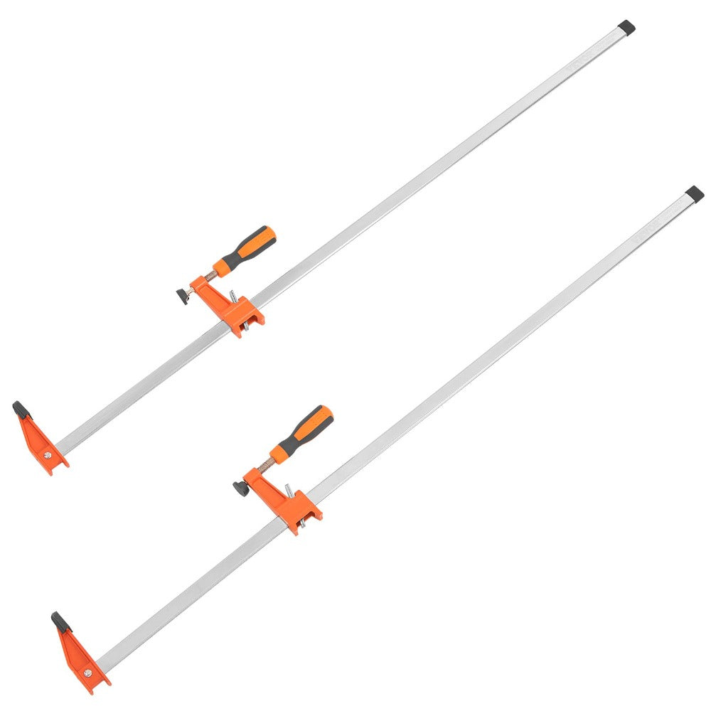 Bar Clamps for Woodworking 36 Inch 2-Pack, Quick-Change F Clamp Spreader with 600 lbs Load Limit, 2.5¡± Throat Depth, Cast Iron Jaw & Carbon Steel Slide Bar, Wood Clamps for Furniture & Metalworking