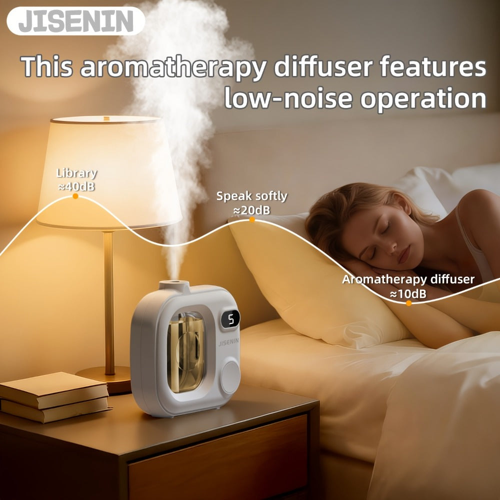 Essential Oil Diffuser Waterless Hanging Diffuser 5 Spray Modes 500mAh Rechargeable with Essential Oil Sets for Bedroom Office Hotel Kitchen Bathroom Desk Decor Aromatherapy Gift