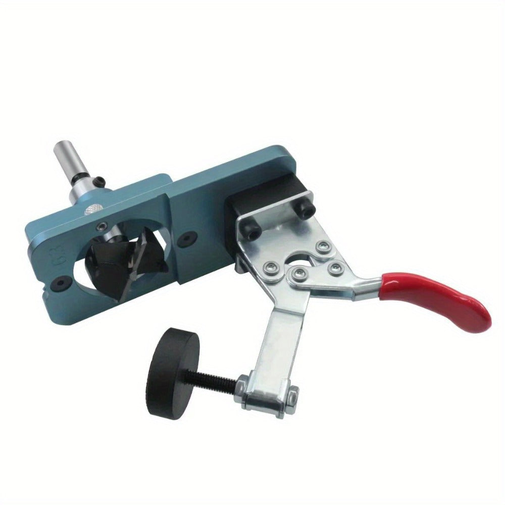 35mm Hinge Drilling Jig Kit Aluminum Alloy Cabinet Door Hinge Hole Opener Template Puncher Locator for Woodworking Door Cabinet Wardrobe Hinge Installation 15-25mm Boards