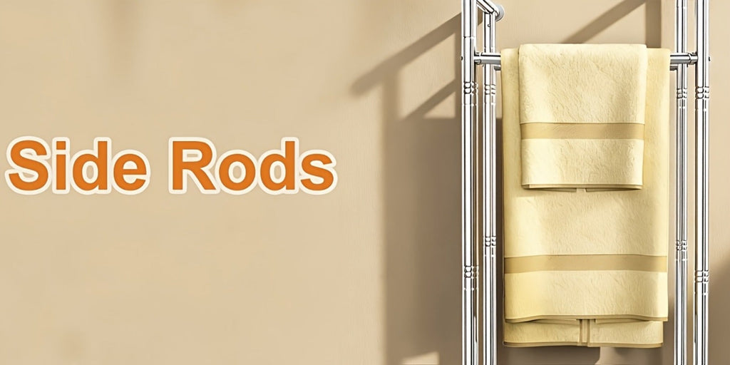 Portable Clothes Rack with Wheels ¨C Heavy Duty Double Rod Garment Rack with Shelves & Hooks | Metal Rolling Clothing Rack for Hanging Clothes | Multi-Functional Closet Rack for Bedroom & Laundry Room
