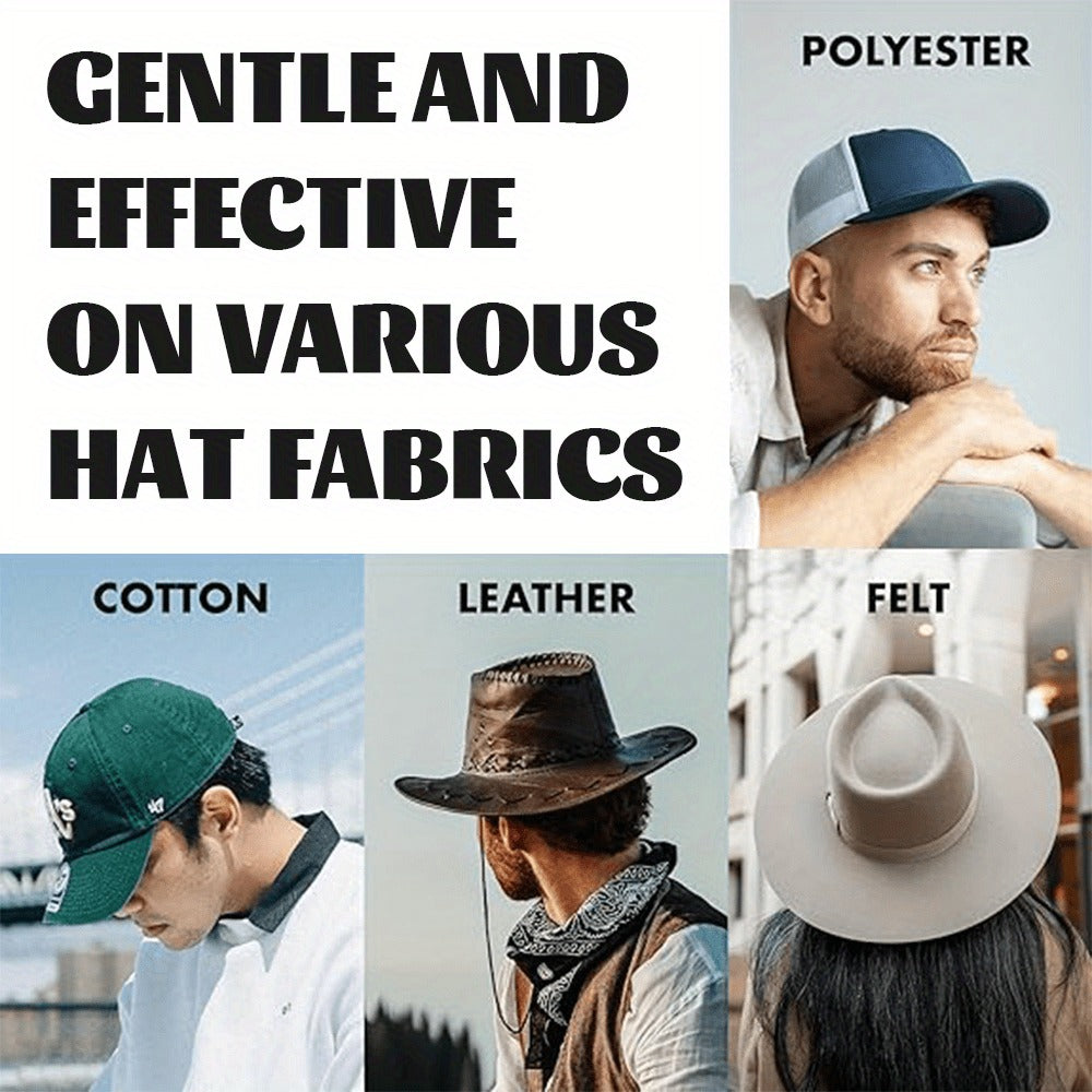 Hat Cleaner Foam Spray ¨C Professional Stain Remover for Wool, Felt & Fur Hats, Removes Dirt, Sweat & Fingerprints, 6.76 Fl Oz (200ml), All-Season Hat Care, Great Gift for Hat Lovers (1/2/3/5 Pack)