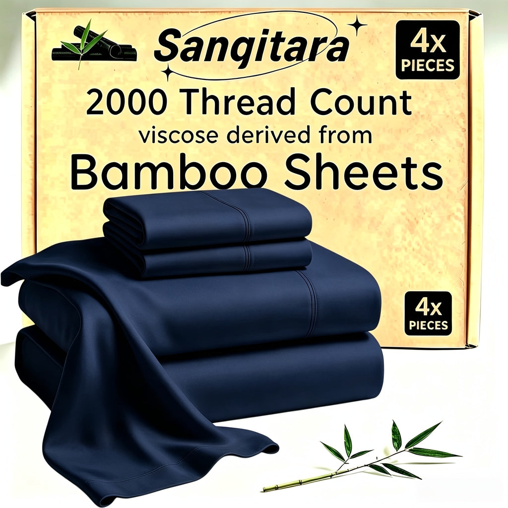 Cooling Fitted Sheet Bamboo Blend Ultra-Soft Deep Pocket Bed Sheet for Hot Sleepers Twin Full Queen King Size Machine Washable Breathable Cooling Bedding White Black Gray Navy Purple Apricot