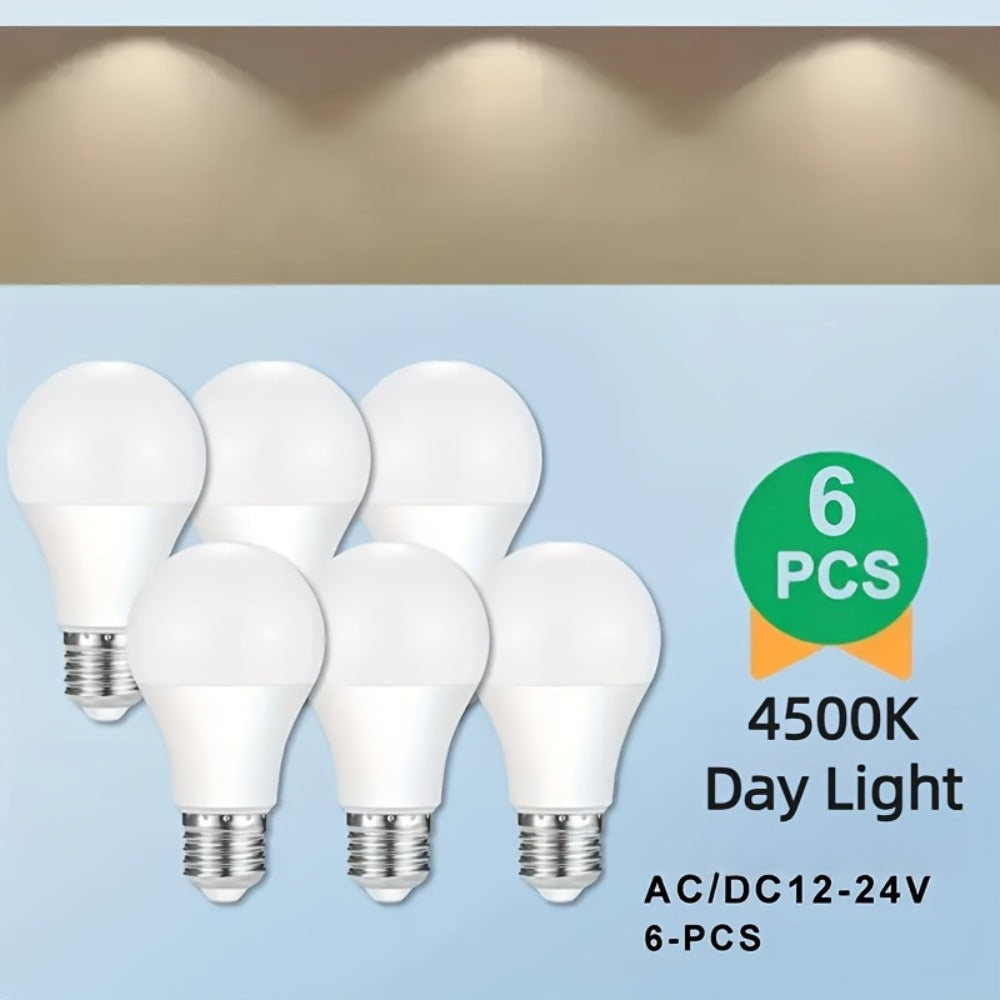 A19 LED Light Bulb 14W 1100 Lumens 4500K Daylight White 85+ CRI Non-Dimmable ¨C E26 Base No Flicker High Brightness Bulb for Home Bedroom Office Kitchen Living Room Lamp, 6 Pack