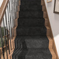 Non-Slip Runner Rug Self-Adhesive Carpet Strip Mat | Machine Washable Hallway Kitchen Stair Mat with Rubber Backing | Cat Scratch Protector Floor Covering