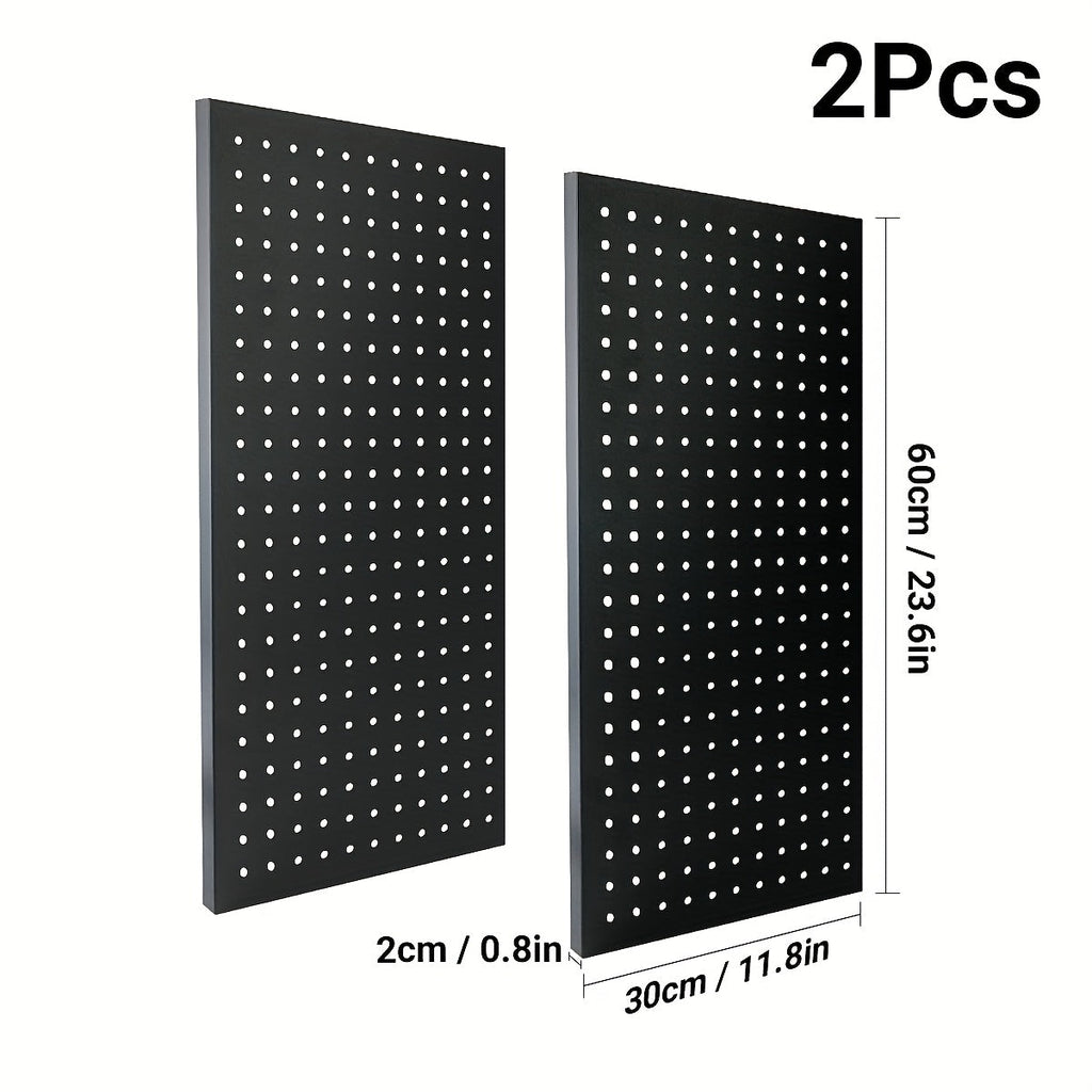 Metal Pegboard Wall Panels Garage Tool Storage Organizer Heavy Duty Steel Peg Board Wall Mounted Workshop Shed Craft Room 2 Pack 4 Pack