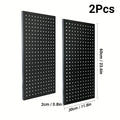 Metal Pegboard Wall Panels Garage Tool Storage Organizer Heavy Duty Steel Peg Board Wall Mounted Workshop Shed Craft Room 2 Pack 4 Pack
