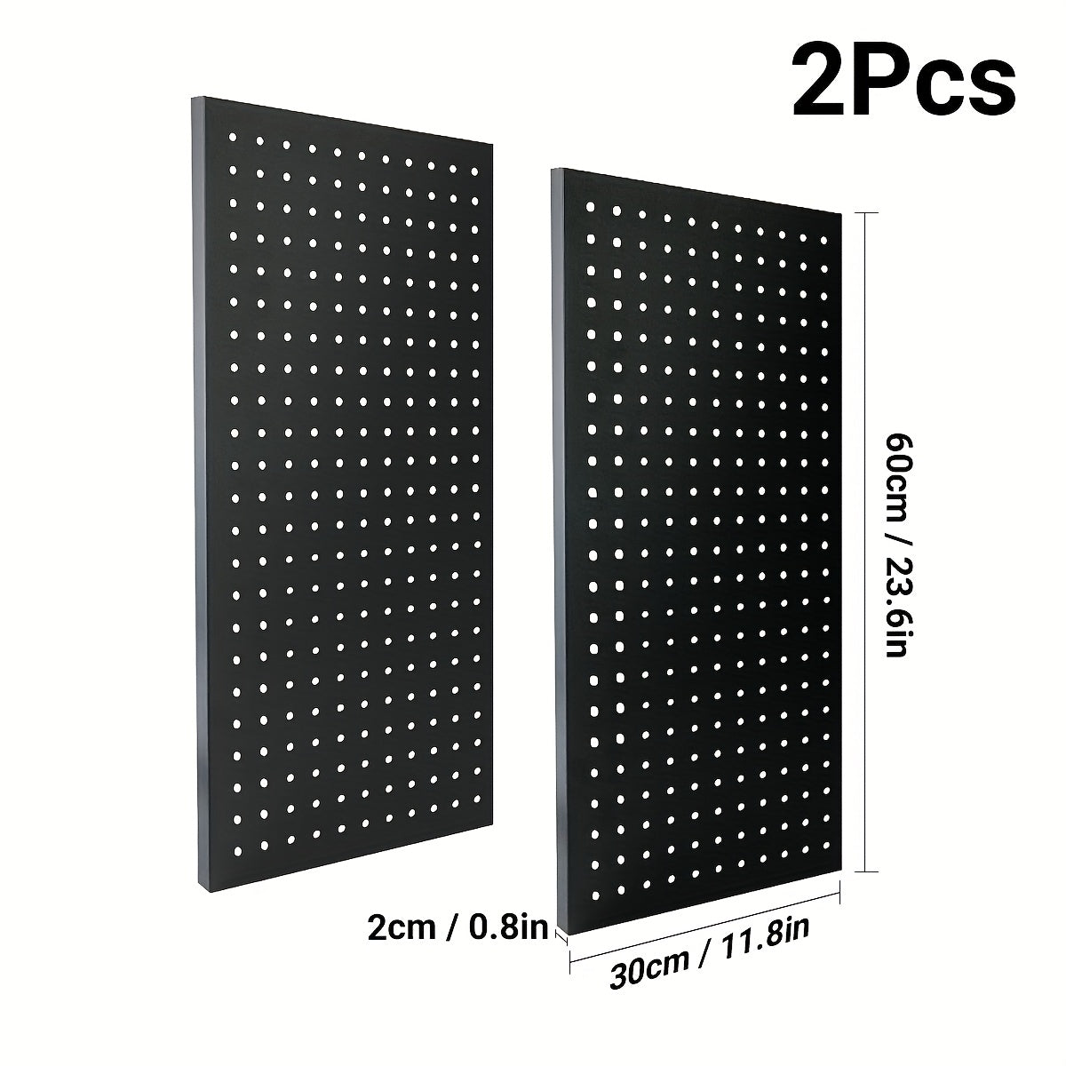 Metal Pegboard Wall Panels Garage Tool Storage Organizer Heavy Duty Steel Peg Board Wall Mounted Workshop Shed Craft Room 2 Pack 4 Pack