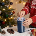 Coffee Bean Grinder Electric 200W Powerful Motor Stainless Steel Chamber Ultra-Fine Blade Grinder One-Touch 12 Cups Multi-Purpose for Spices Nuts Grains 110V US Plug