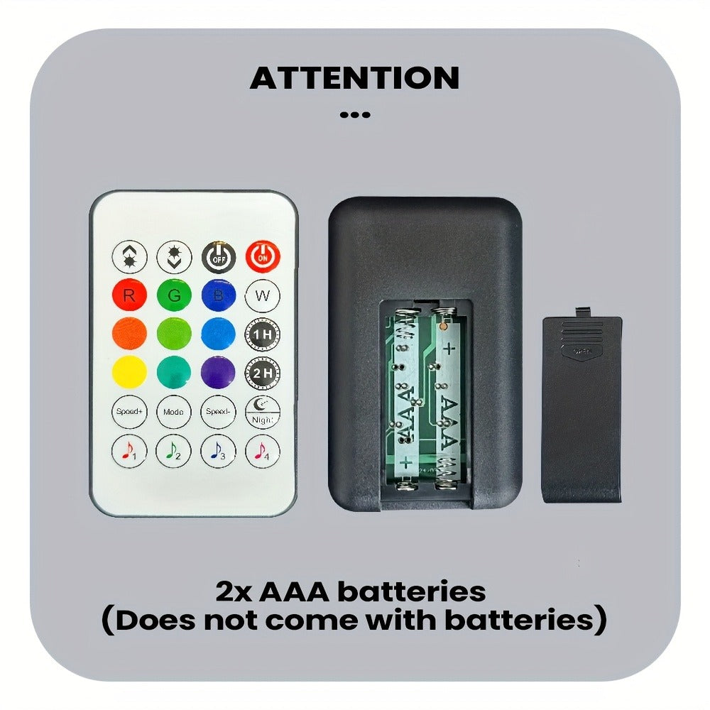 RGBIC LED Light Bar Music Sync RGB Ambient Lighting USB Powered 64+ Modes 16 Million Colors App Remote Control Desktop TV Backlight Mood Lamp Room Decor Night Light 2pcs