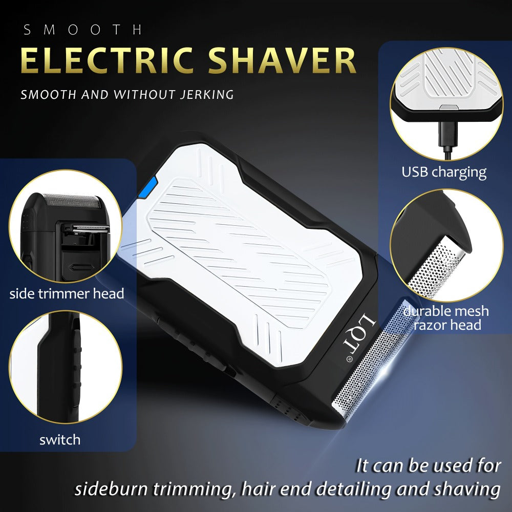 Electric Hair Clipper Set for Men - Professional Cordless Hair Trimmer Kit with Hairdressing Tools, Portable Shaver, Home Barber Set, Gift for Him
