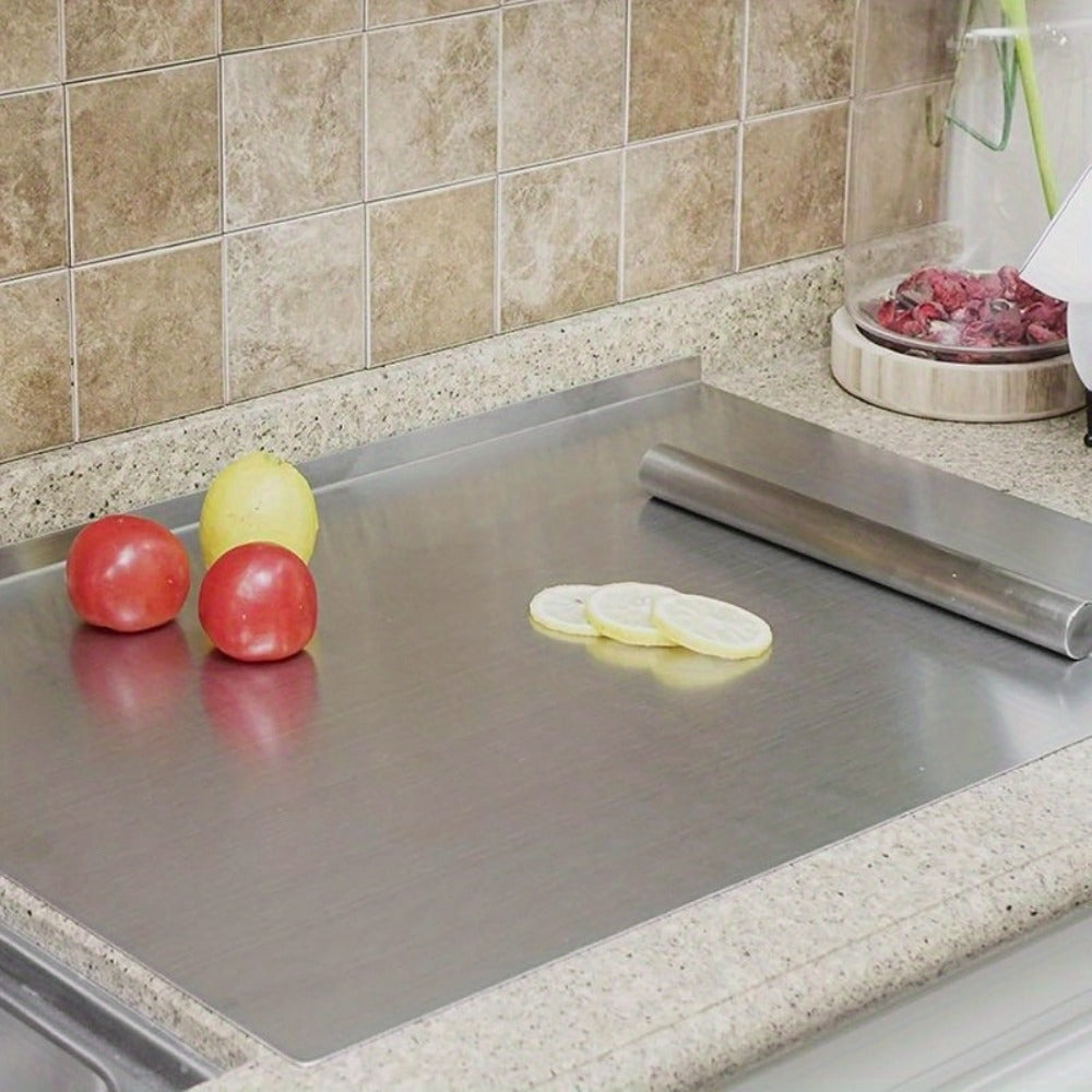 Stainless Steel Cutting Board ¨C Rustproof Rolling Butcher Block Meal Prep Mat, 2 Sizes
