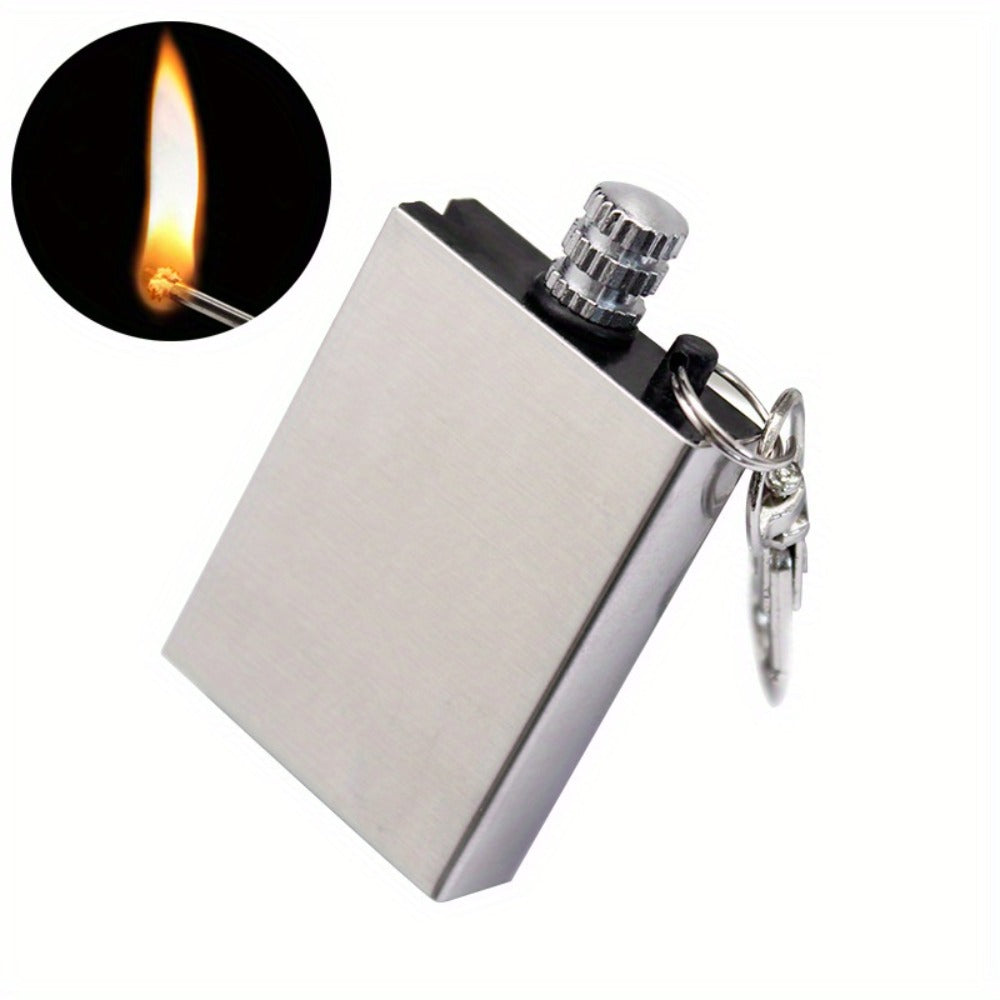 Permanent Match Lighter 20 Pack Flint Metal Waterproof Reusable Fire Starter EDC Camping Survival Gear No Battery Needed Christmas Birthday Gift Set