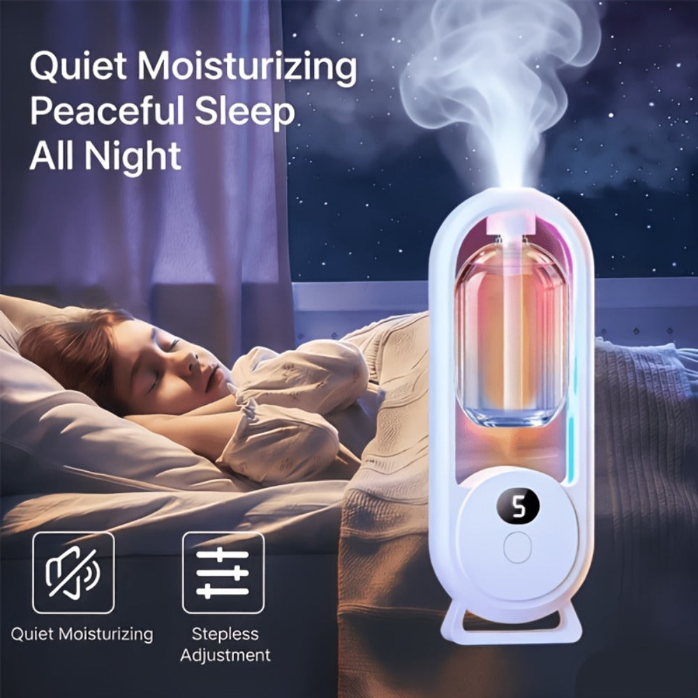 Aroma Diffuser with Essential Oils Set Cool Mist Humidifier 5 Settings for Bedroom Living Room Hotel Spa Yoga Home Relaxation Aromatherapy Diffuser Gift Set with 1 or 3 Essential Oil Bottles