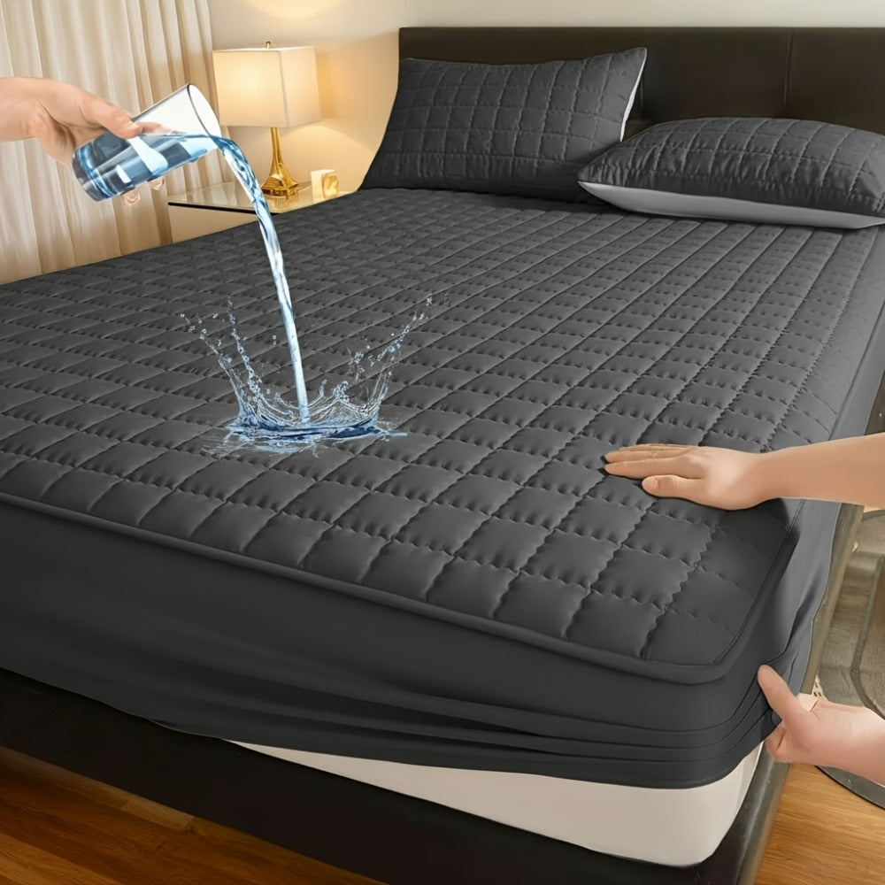Mattress Protector Cover Soft Breathable Cooling Fitted Sheet Twin Full Queen King Deep Pocket Machine Washable Bed Cover for Home Hotel Minimalist Bedding Multiple Colors