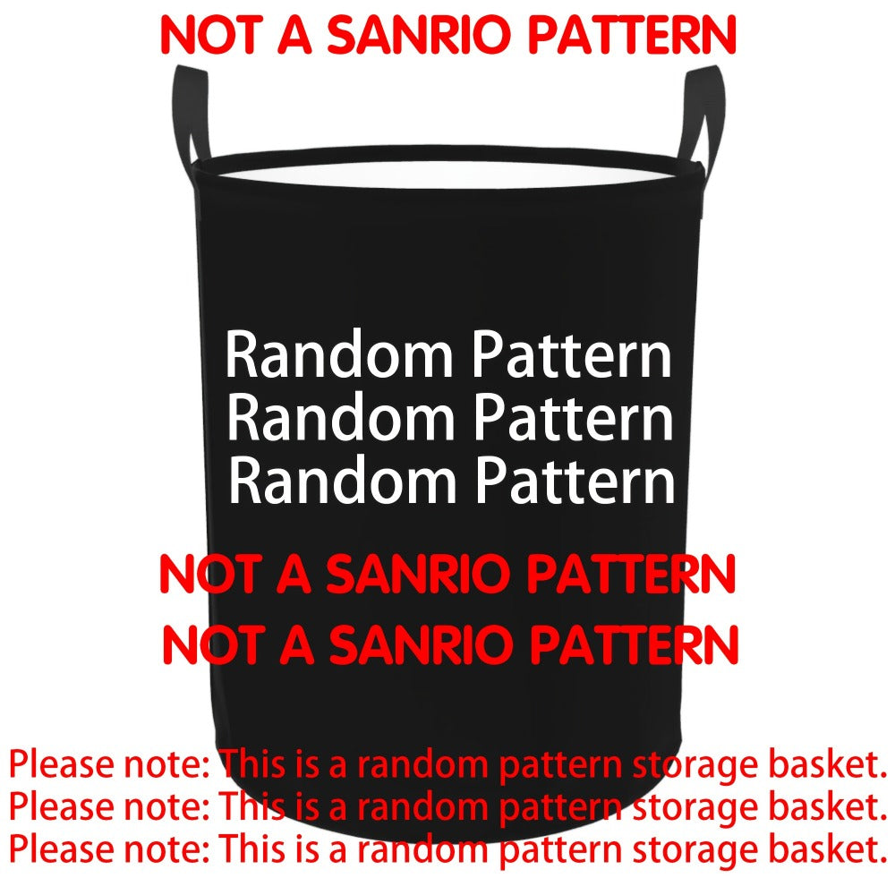 Hello Kitty Collapsible Laundry Basket with Handle - Sanrio Oxford Cloth Foldable Hamper, Portable Storage Bin for Bedroom Bathroom Dorm, Cute Kawaii Laundry Hamper for Girls