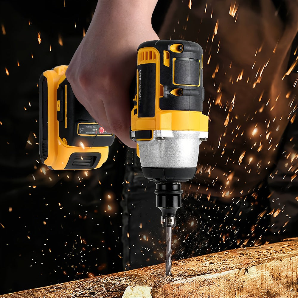 Cordless Impact Wrench 1/2 Inch Brushless ¨C 450N.m 259Ft-lbs High Torque Impact Gun, 3300RPM Variable Speed, 12 Sockets, Fast Charger & Dual Battery Options for Auto Repair & Home Use