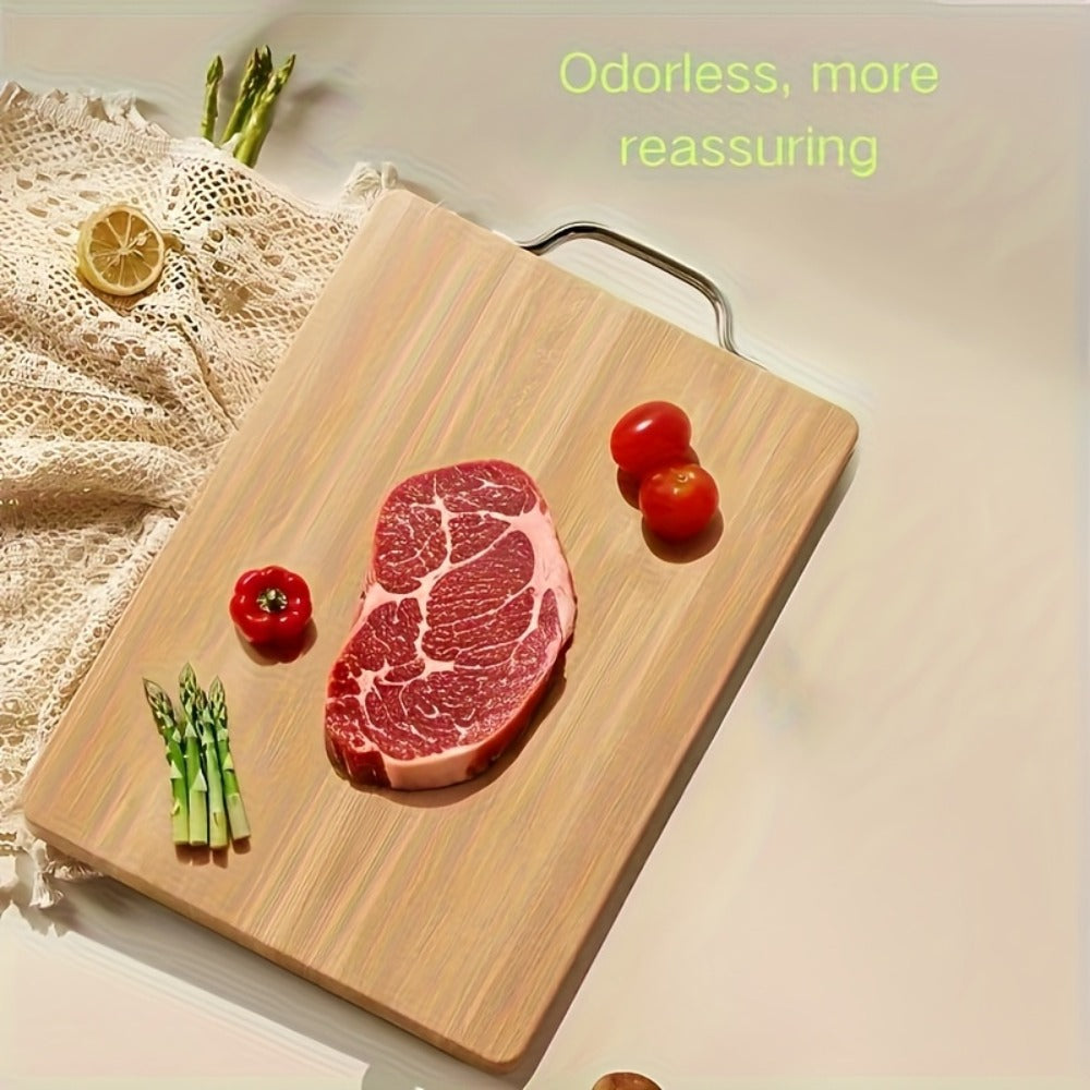 Double-Sided Bamboo Cutting Board ¨C Sturdy Reversible Chopping Board for Kitchen Food Prep ¨C Eco-Friendly Bamboo Board for Fruit, Vegetables & Meat ¨C Multiple Sizes: 8.66x12.6¡±, 10.24x14.17¡±, 11.02x15.75¡±