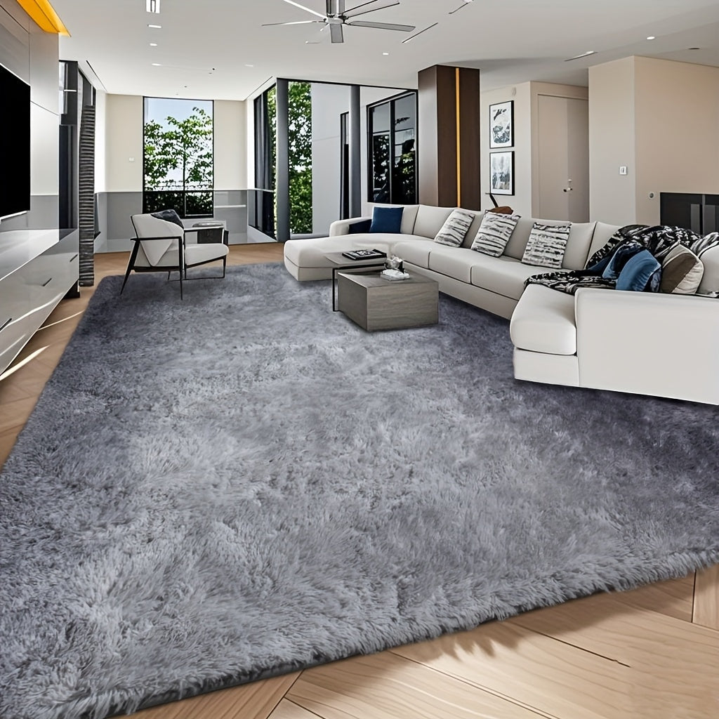 Fluffy Area Rug 8x10 Large Plush Shag Rug for Living Room Bedroom Non-Slip Soft Fuzzy Carpet Modern Home Decor Floor Mat Teen Dorm Room Decor