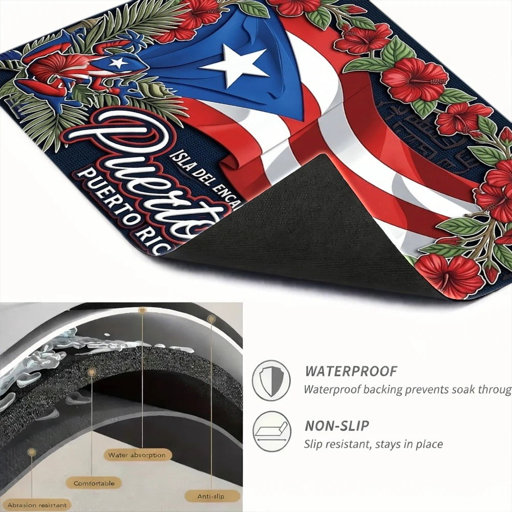 Cooktop Protector Mat Puerto Rico Style | Heat-Resistant Non-Stick Stove Cover Pad | Reusable for Gas Stove, Induction Cooker, Glass Cooktop, Oven & Washer Dryer Top