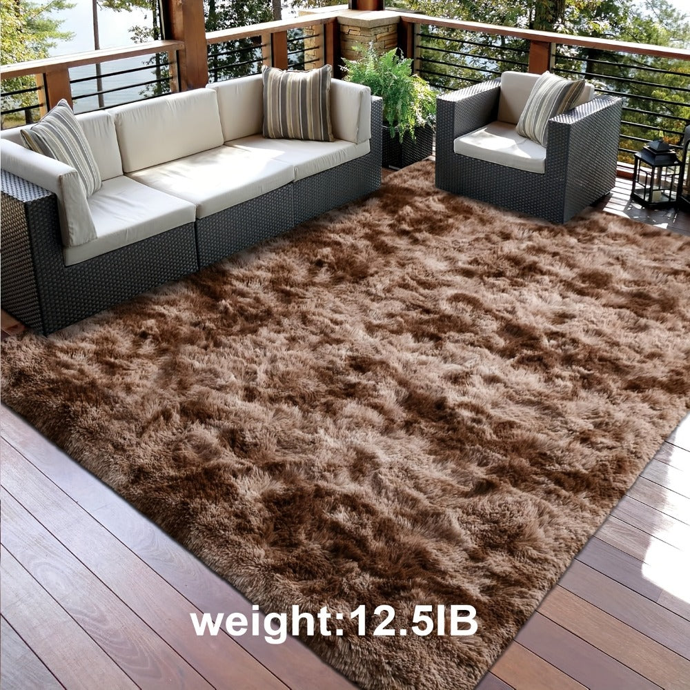 Non-Slip Area Rug Fluffy Soft Carpet - Modern Home Decor Floor Mat for Living Room, Bedroom, Kitchen & Bathroom | Easy Clean Cute Plush Rug in Multiple Colors & Sizes | Indoor Anti-Slip Floor Decoration
