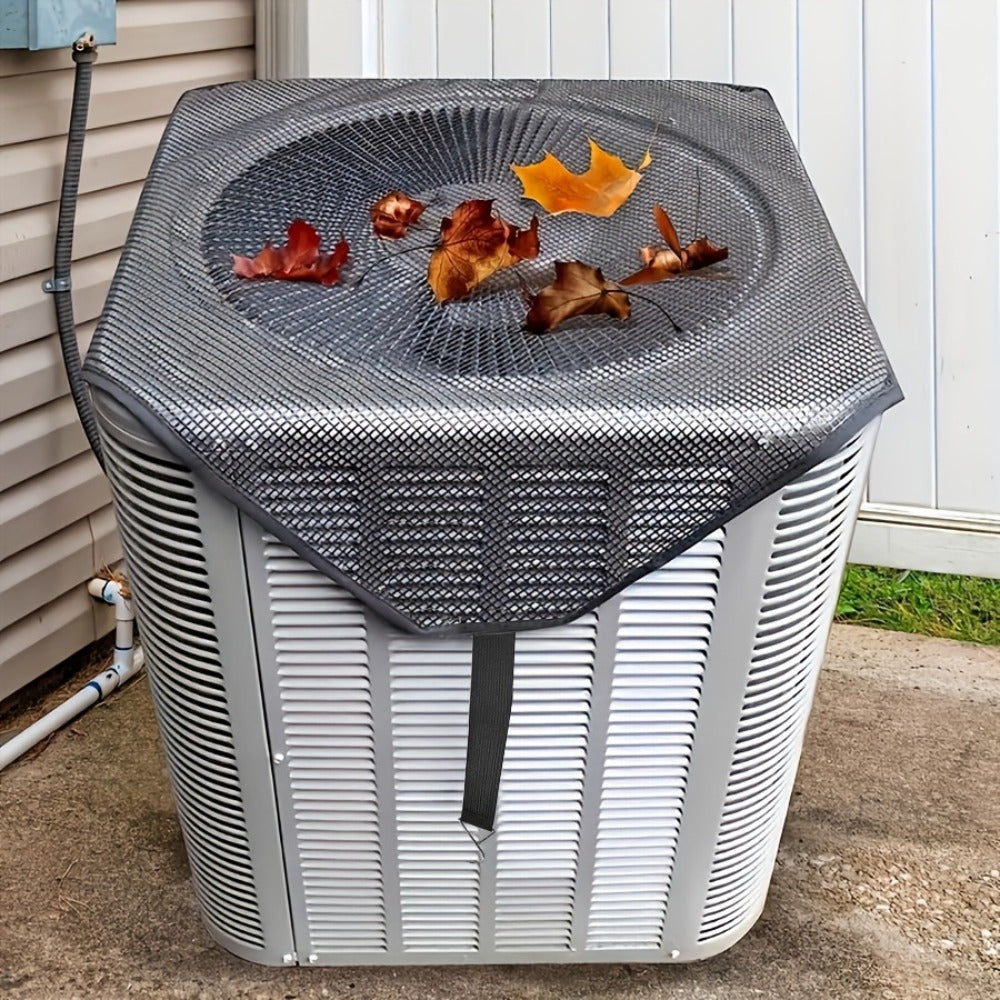 Outdoor AC Cover Premium Waterproof Windproof | Super Durable Air Conditioner Protector with Breathable PVC Mesh Ventilation ¨C Dust & Cold Air Barrier for Condenser Units