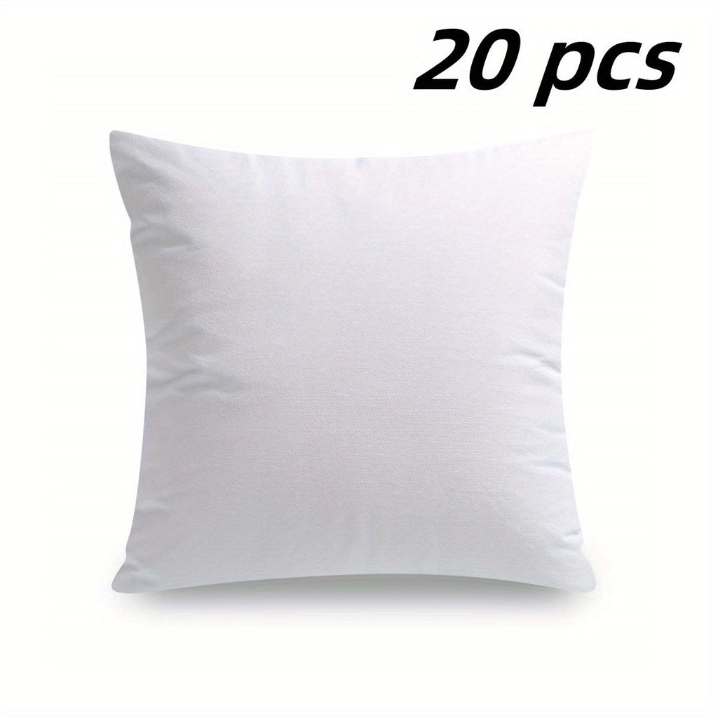 Pillow Inserts Square Microfiber Throw Pillow Inserts for Couch Sofa, Hypoallergenic 100% Virgin Fiber Fill, Indoor Outdoor Cushion Inserts for Office Patio Picnic