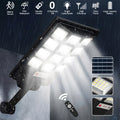 Solar Street Light Outdoor IP65 ¨C High Brightness Wide Angle Dusk to Dawn Solar Powered with Remote Control for Parking Lot, Yard, Stadium & Plaza (58 / 90 / 192 LED)