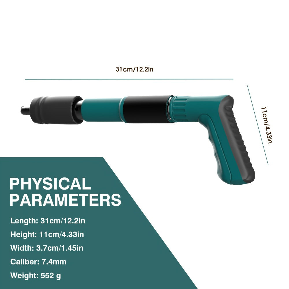 Hand Nail Gun Compact ¨C Portable Steel Nail Driver for Cement Walls, Concrete & Wood, Mini Manual Nailer for DIY Home Repair & Household Projects, Available in Orange, Green & Yellow