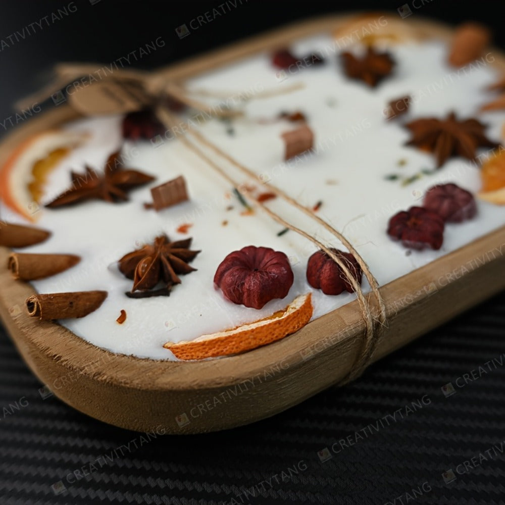 Scented Candles in Wooden Boat-Shaped Holder ¨C Unique Refreshing Fragrances for Home, Hotel & Dining Decor, Perfect for Birthdays, Parties & Valentine's Day, Luxury Aromatherapy Gift Candle