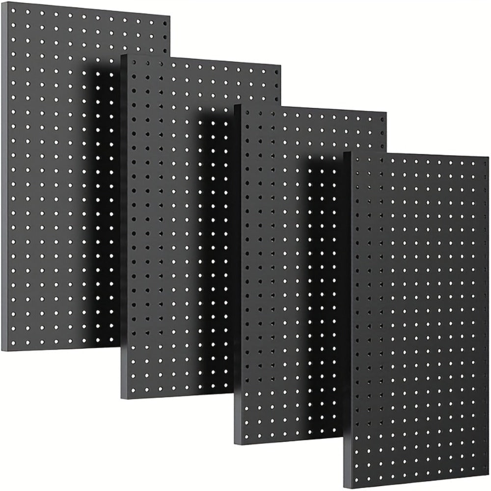 Pegboard Wall Organizer with Metal Hooks - Heavy Duty Garage Tool Storage Board for Workshop Warehouse Wall Mount - Space Saving Tool Rack System for Garage Organization