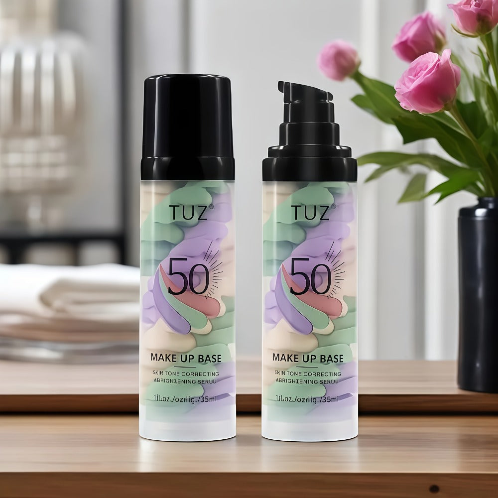 BB Cream Barrier Cream Set 4pcs Tri-Color Long-Lasting Moisturizing Light Texture Natural Finish Anti-Smudge Glycerin Formula for Daily Makeup Travel Gift Women All Skin Types