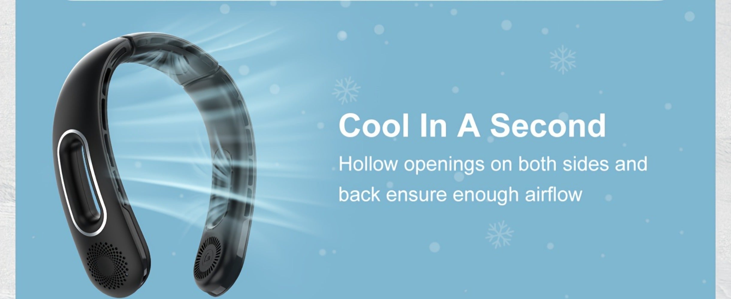 Neck Fan Portable Bladeless 360¡ã Cooling, 16-Hour Battery Life, 4 Speed Settings, USB Rechargeable Hands-Free Wearable Personal Fan for Women and Men, Travel, Office, Outdoor, Camping and Stocking Stuffer