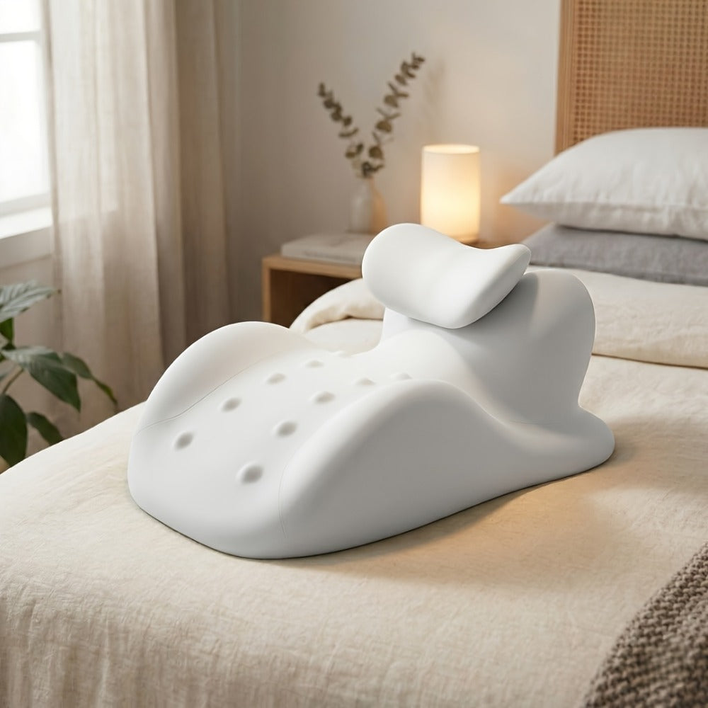 Memory Foam Cervical Support Pillow ¨C Ergonomic Side & Back Sleeper Pillow with Breathable Cover | Multi-Functional Neck & Lumbar Support Bed Pillow, Perfect Gift