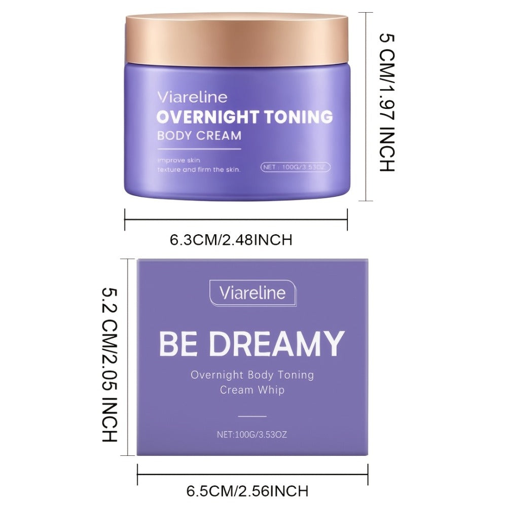 Firming Body Night Cream 6-Pack ¨C Women's Sleep Shaping Lotion for Skin Tightening & Anti-Sagging, Dreamy Night Firming Cream for All Skin Types, 3.38oz Each
