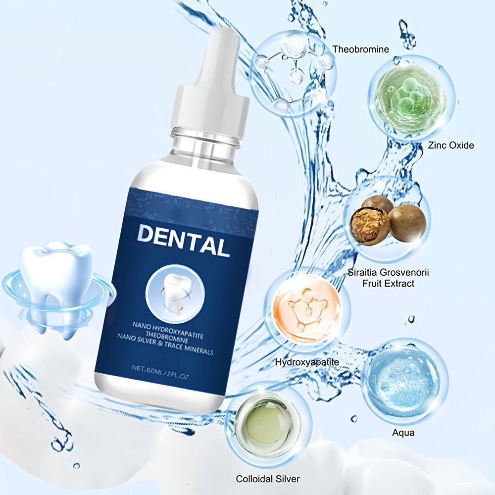 Oral Care Drops with Hydroxyapatite ¨C True Tooth Care Solution for Cavity Protection, Enamel Strengthening & Sensitive Teeth, Daily Gum Health & Fresh Breath Formula, 2.03oz ¨C Ideal Gift