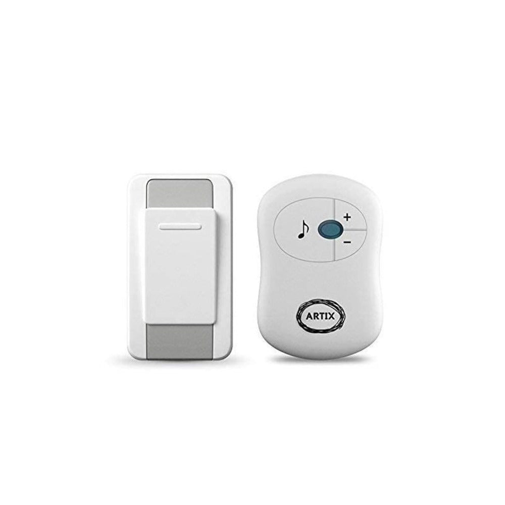 Wireless Doorbell Kit 36 Chimes 100M Range Waterproof ¨C Adjustable Volume 25-110dB, Plug-In Receiver & Push Button Transmitter, No Wiring Easy Install for Home Office Store & Classroom
