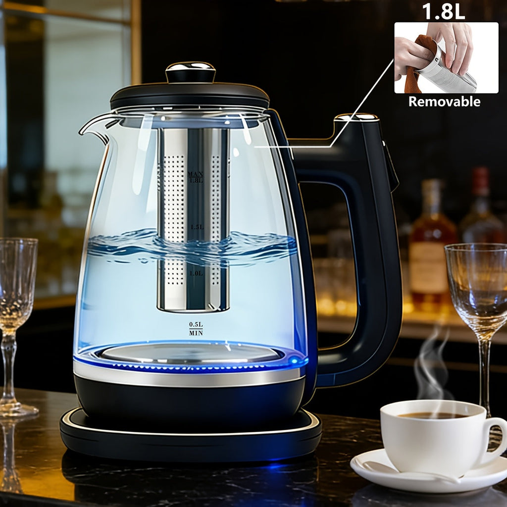 Electric Kettle 1150W Fast Heating ¨C Removable Stainless Steel Filter, Overheat Protection & Easy to Clean, Versatile Hot Water Kettle for Coffee, Tea & Drinking Water, Ideal Kitchen Gift