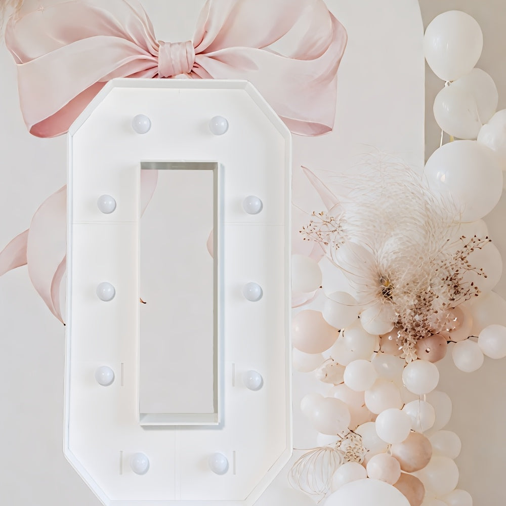 Marquee Letter Lights Warm White LED - 3FT Light Up Letters A-Z for Birthday, Anniversary, Wedding & Party Decor, Battery Powered KT Board Lighted Alphabet Signs for Wall & Indoor Display