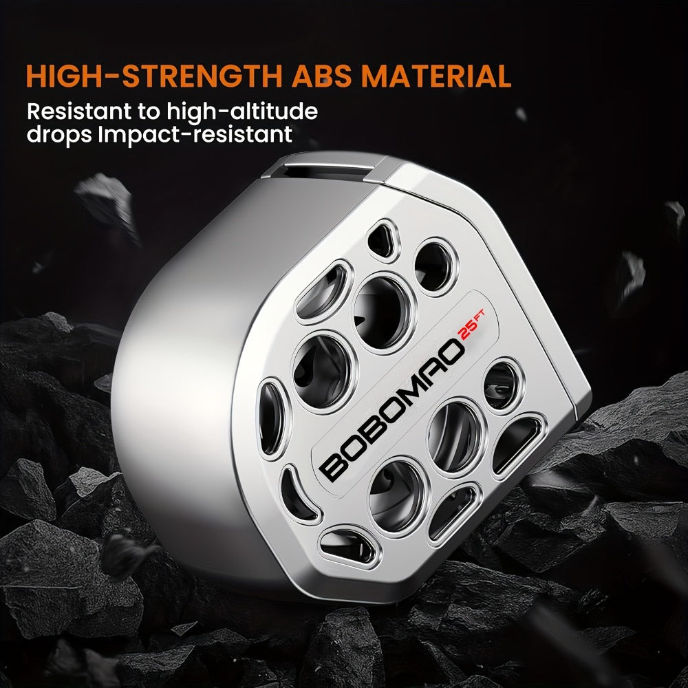 Measuring Tape 25FT Stainless Steel ¨C Self-Locking Tape Measure with Anti-Rust Blade, Strong Magnetic Bottom, Hollow Design, Portable for Household & Woodworking
