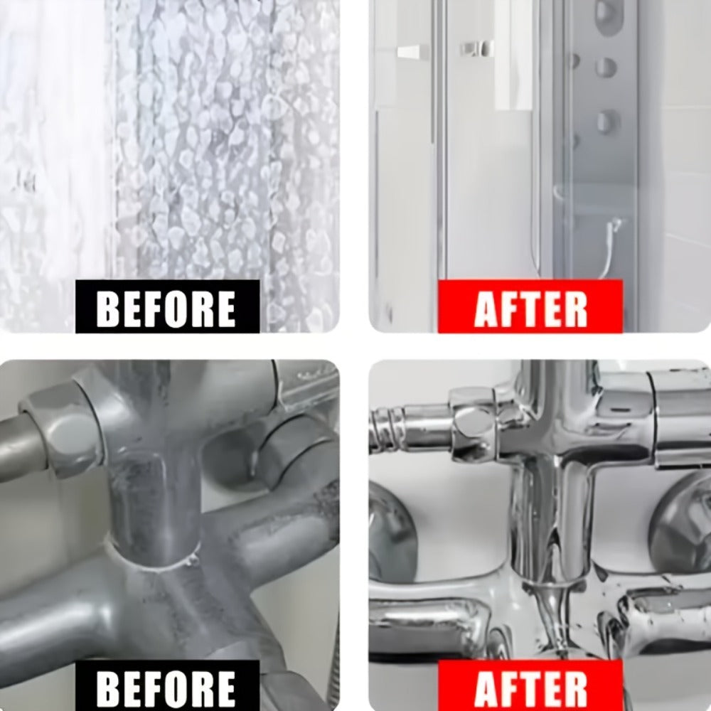 Glass Cleaner Spray Streak-Free Shine Removes Hard Water Stains Soap Scum Water Spots for Shower Doors Mirrors Bathroom Tiles Windows Powerful Bathroom Glass Cleaner Easy Spray Formula