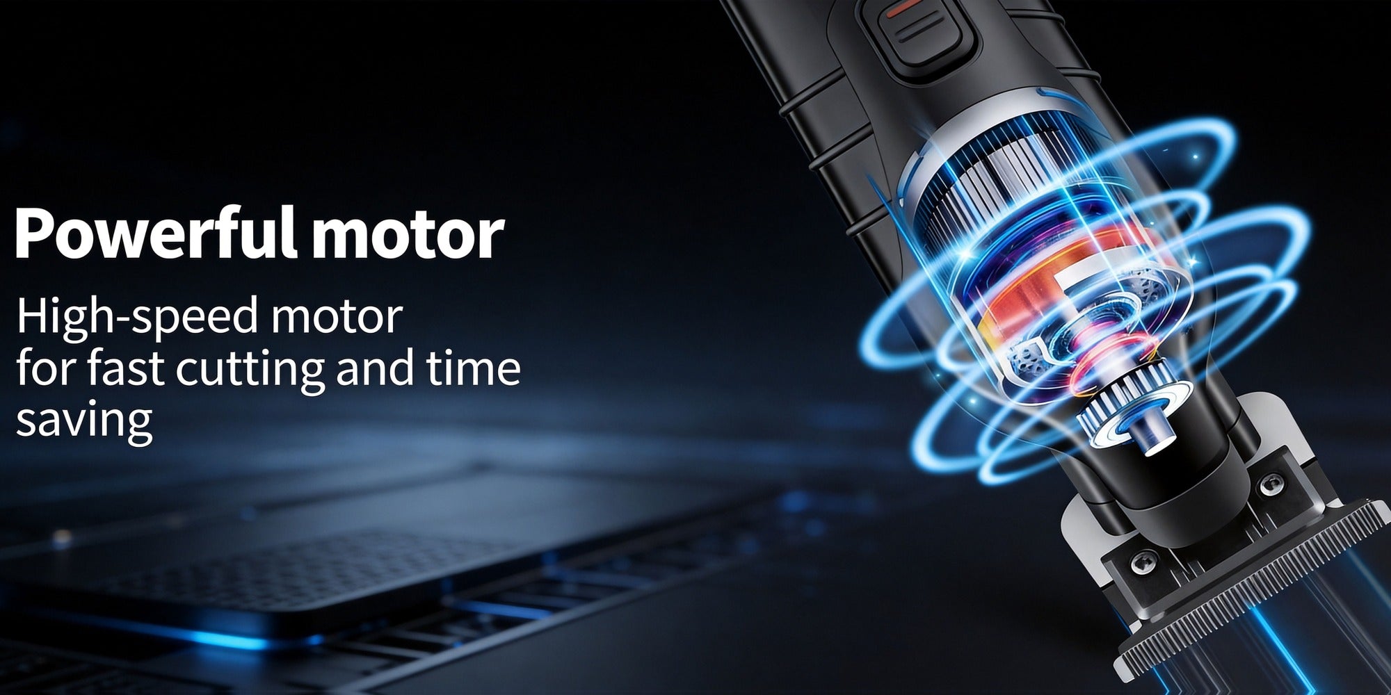 USB Rechargeable Hair Clipper KM-2299 Professional Electric Hair Trimmer Oil Head Fade Carving Clipper for Men Barber Salon