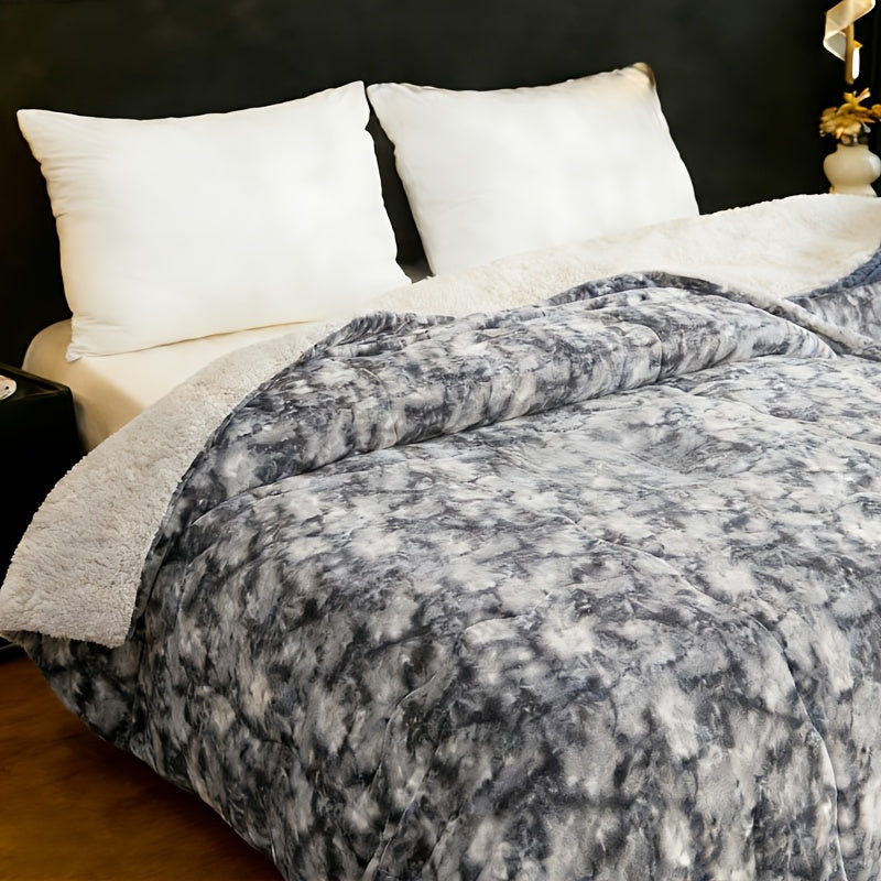 Sherpa Fleece Comforter Set Extra Thick Plush Microfiber Reversible Soft Warm Luxury Bed Blanket Twin XL Full Queen King 10 Colors Lightweight Cozy Bedding