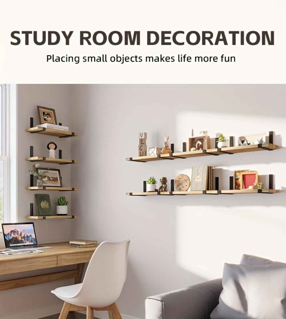 Floating Shelves for Wall 10 Pack 15.8x5.9 Inch Wall Mounted Shelf for Bedroom Kitchen Bathroom Living Room Plants Books Photos Home Decor