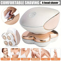 Women's Electric Shaver Full Body Hair Removal 4-Head 360¡ã Rotating Wet Dry USB Rechargeable for Face Bikini Legs Arms Chest Underarms Travel-Friendly with Clipper Attachments