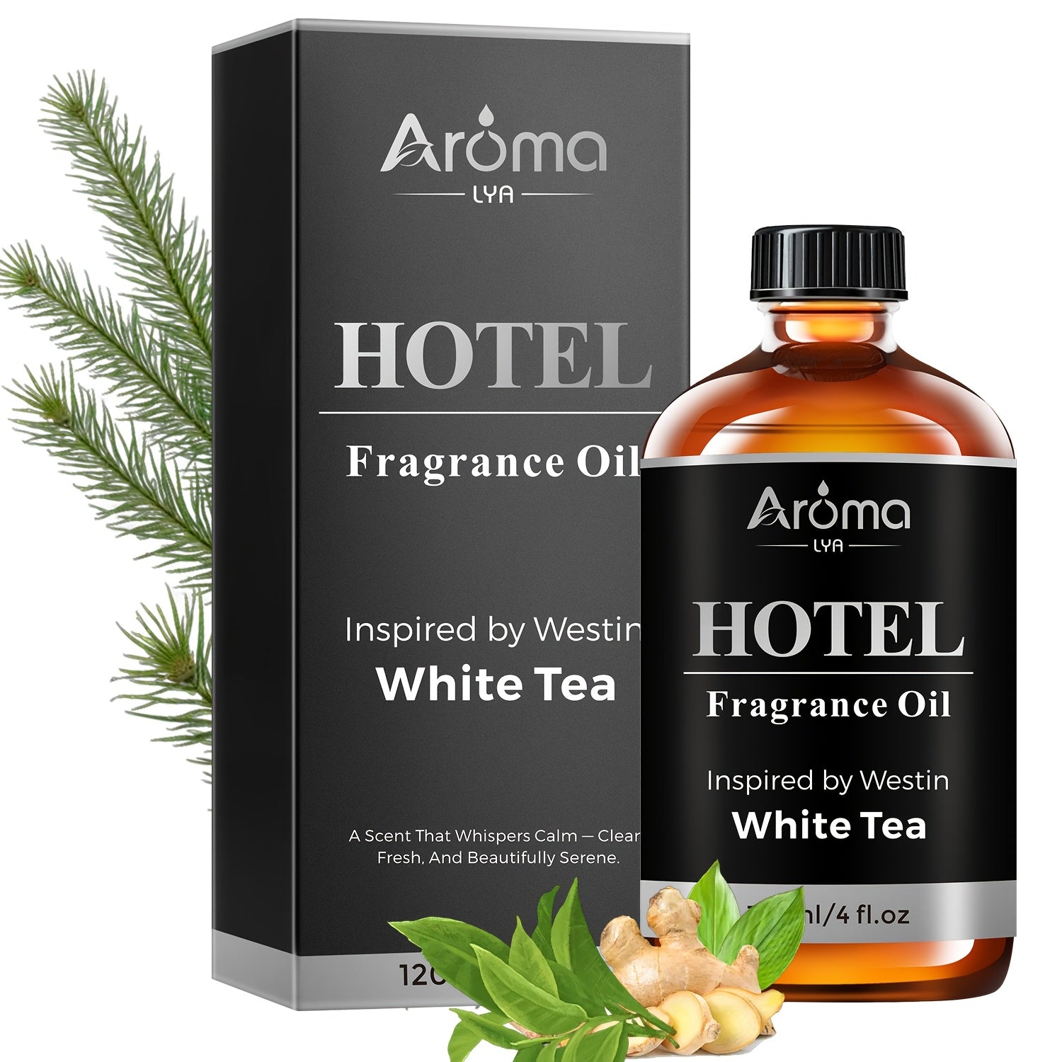 Hotel Fragrance Oil 4oz ¨C Luxury Resort Scents for Diffuser, Candle, Humidifier & Car | M Way, White Tea, Carlton, Beach Villas