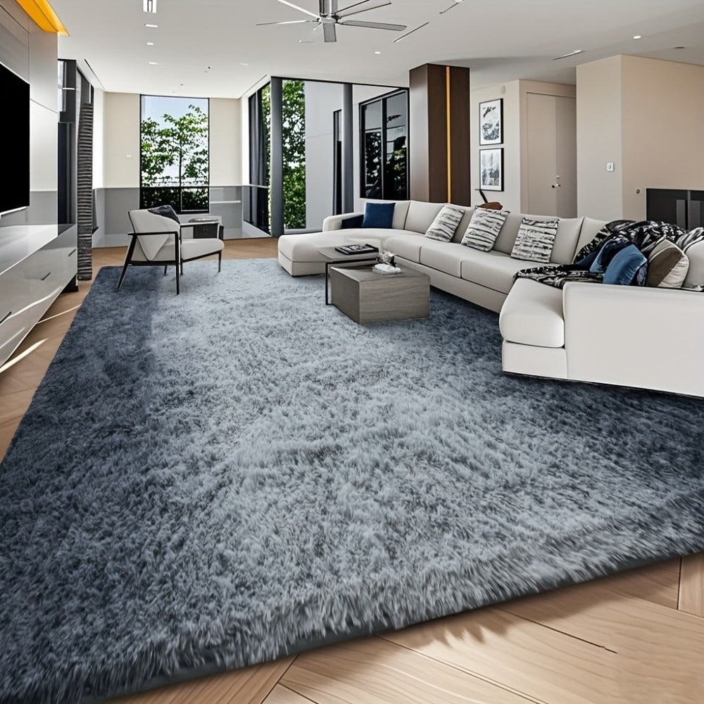 Fluffy Area Rug 8x10 Large Plush Shag Rug for Living Room Bedroom Non-Slip Soft Fuzzy Carpet Modern Home Decor Floor Mat Teen Dorm Room Decor