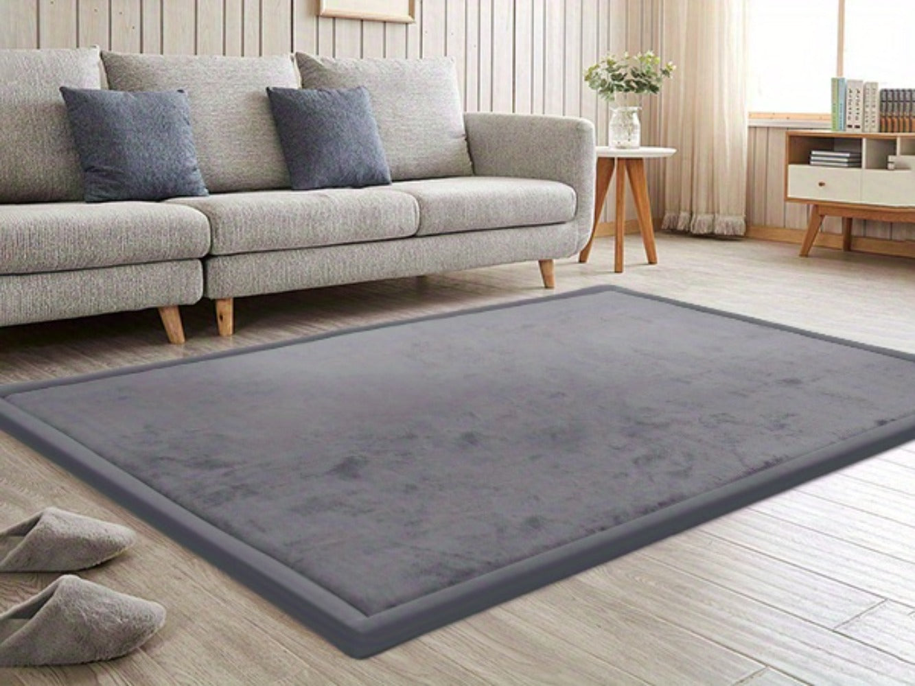 Memory Foam Area Rug Tatami Mat Non-Slip Coral Velvet Floor Mat for Living Room Bedroom Kids Playroom Yoga ¡ª Multiple Sizes & Colors