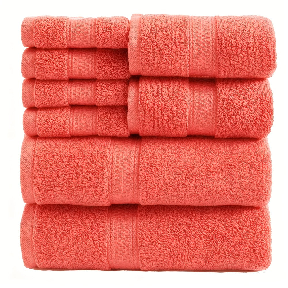 Luxury Soft Towel Set 8 or 16 Piece - Thickened Quick Dry Skin Friendly High Absorbency Bath Towels Hand Towels Washcloths | 13+ Colors | Home Hotel Travel Fitness Spa Gift Set