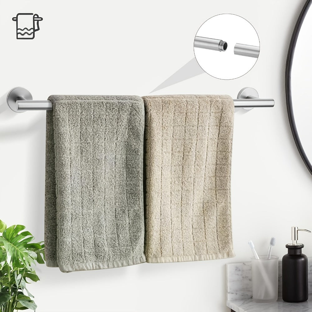 5-Piece Bathroom Hardware Set SUS304 Stainless Steel 24¡± Towel Bar Towel Ring Toilet Paper Holder Robe Hooks Black Silver Gold
