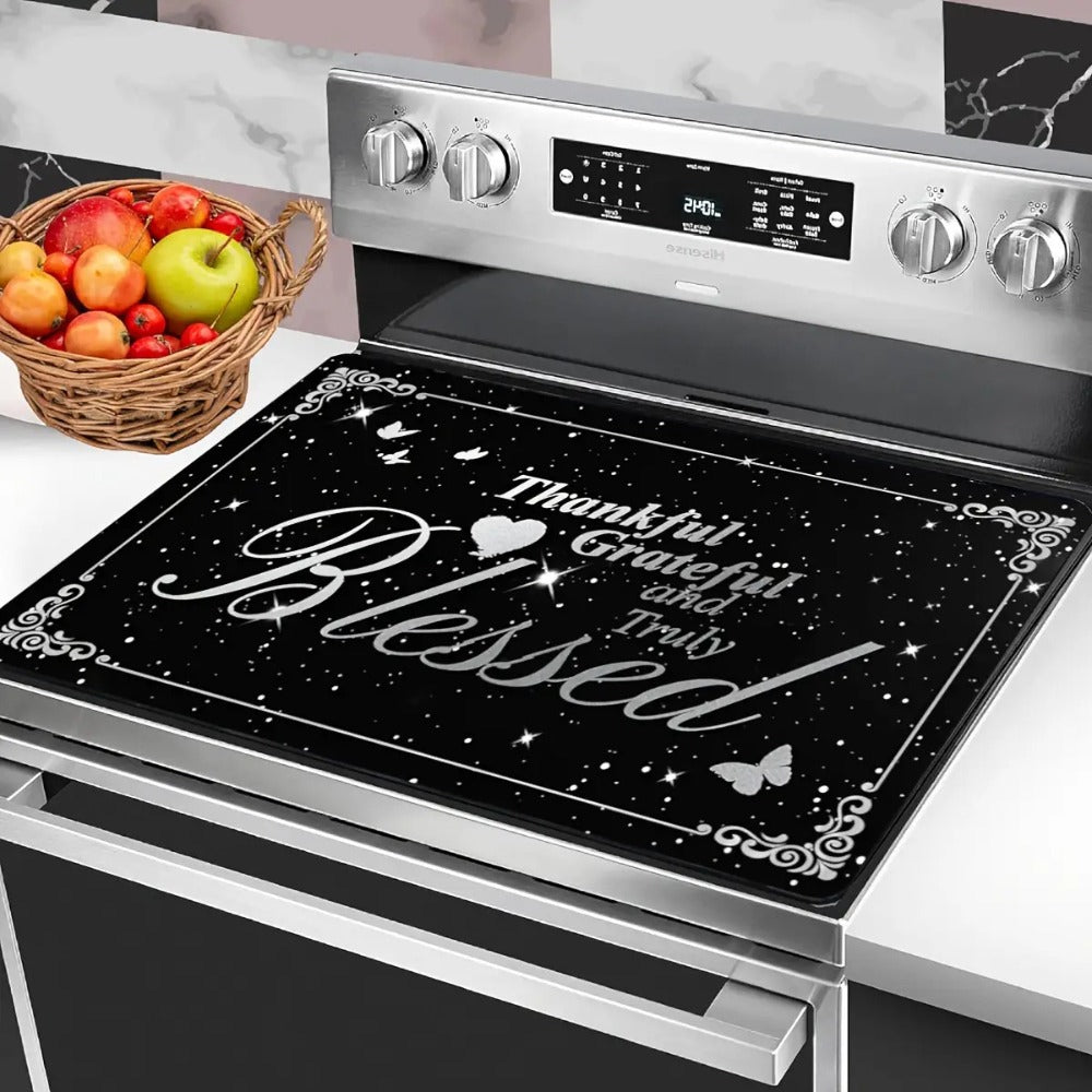 Glass Cooktop Protector Cover Heat Resistant Scratch Proof Appliance Mat for Stove Oven Dishwasher Washing Machine Dryer Top Expands Counter Space